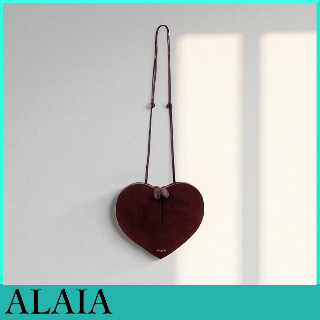 ALAIA★ル・クールスエード&レザーショルダーバッグ