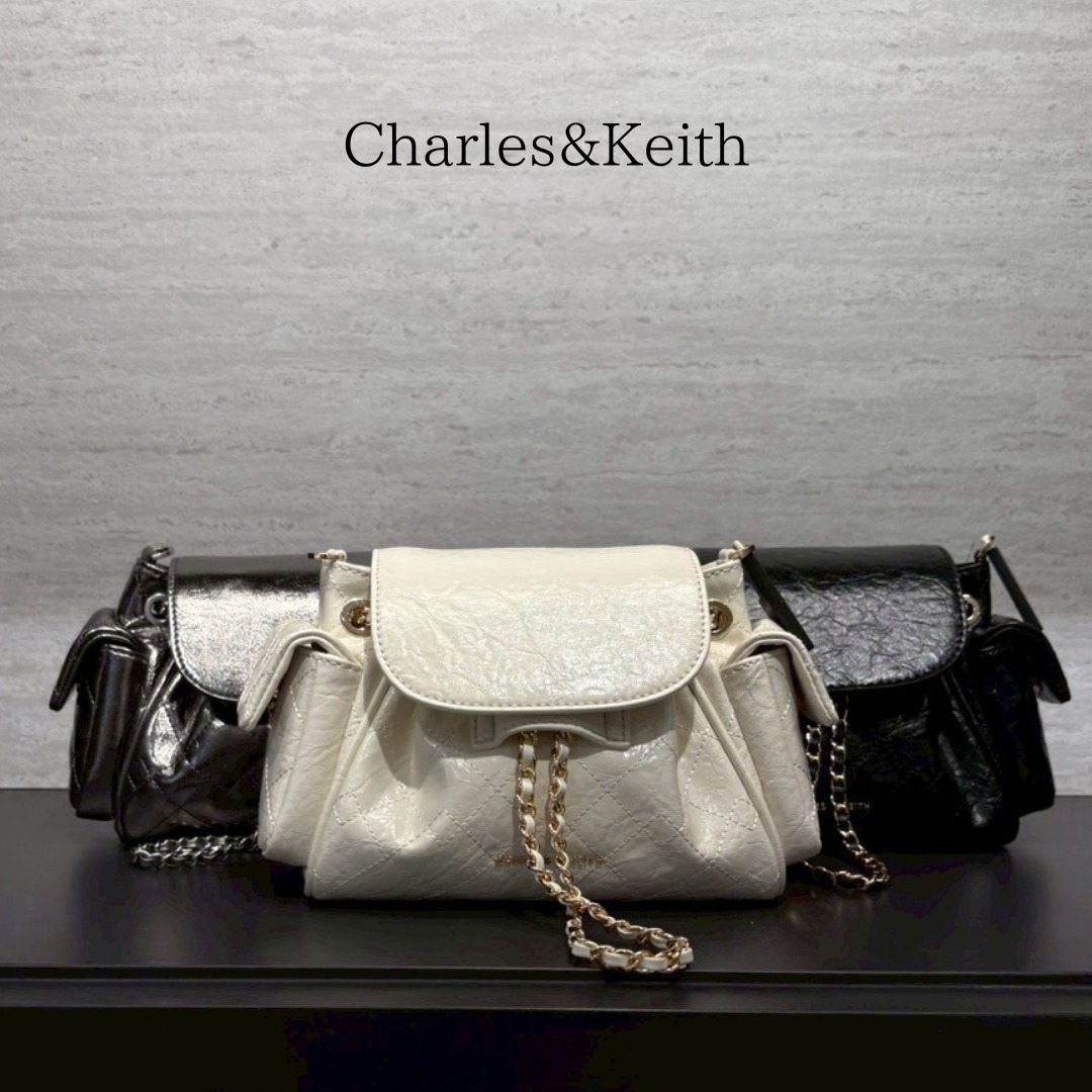 台湾 CHARLES&KEITH Duo デュアルパーパス バックパック