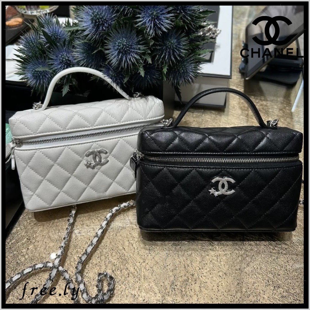 【CCマーク×STARが可愛い♪】CHANEL バニティバッグ 25B