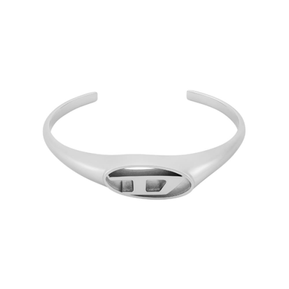 ★DIESEL★ Oval D Logo Cuff Bracelet DX1597040
