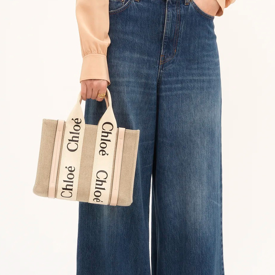 ★CHLOE WOODY SMALL TOTE SHOULDER BAG スモールトートバッグ