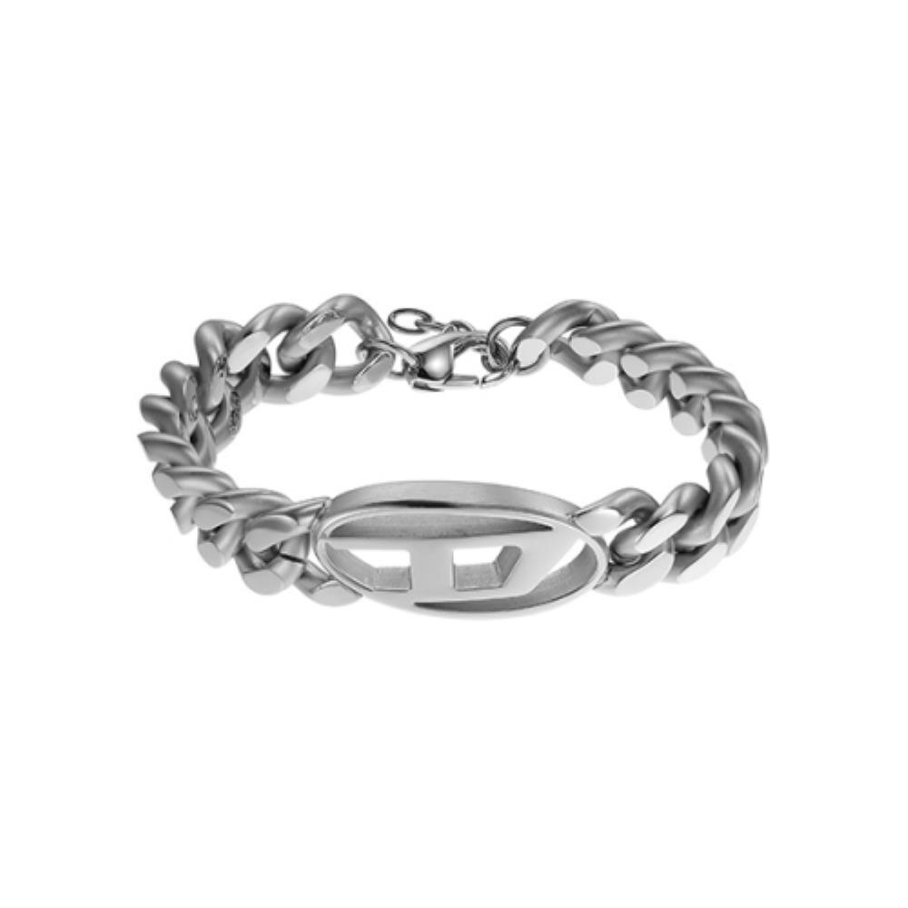 ★DIESEL★ Oval D Logo Chain Bracelet DX1432040