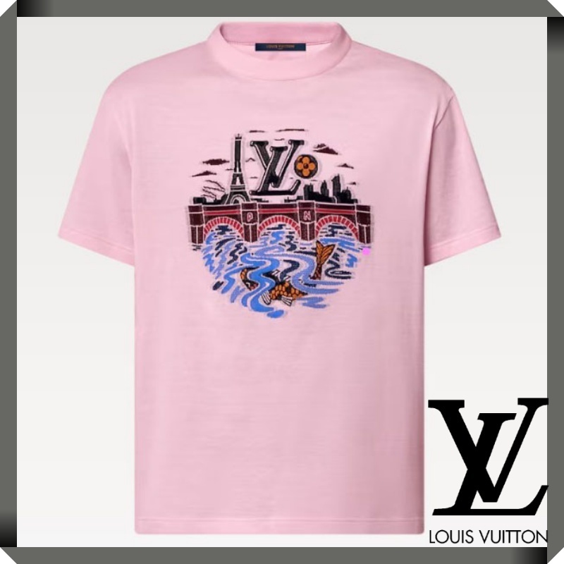 ふかふか履きやすい♪Louis Vuitton★コットン Tシャツ