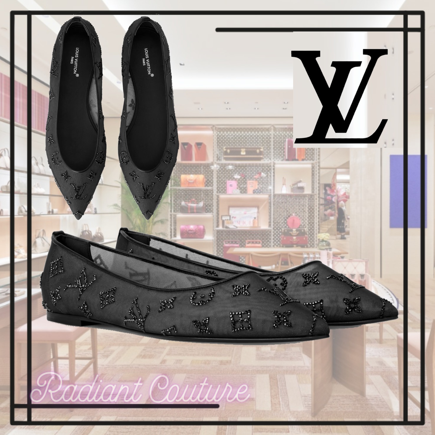 【Louis Vuitton】ガラフラットバレリーナ