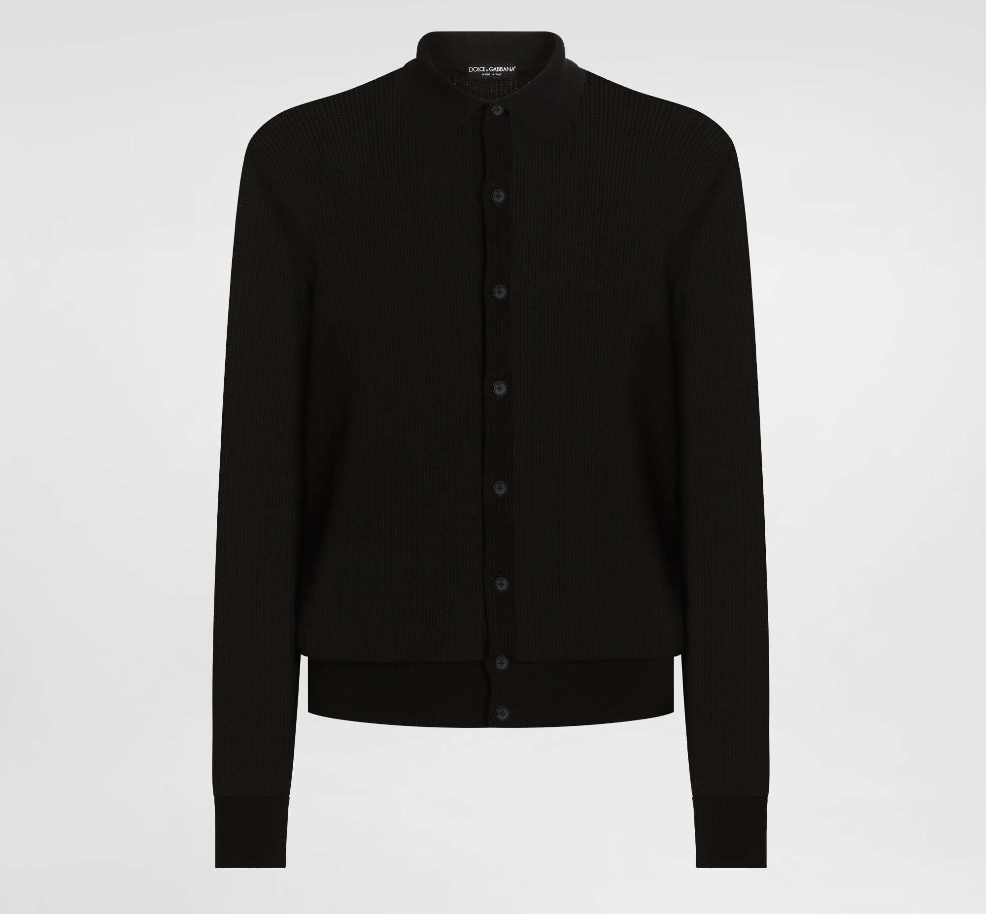 Dolce&Gabbana《コットンニット ロングスリーブ シャツ》直営店