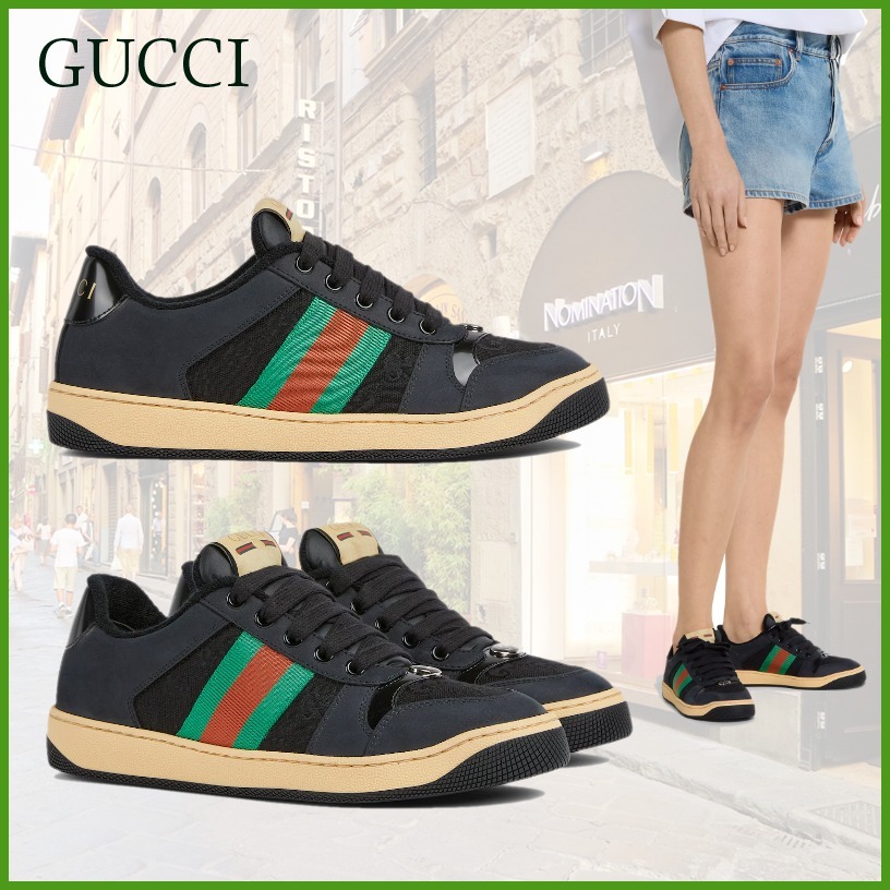 国内発送 GUCCI グッチ スクリーナー スニーカー 840305