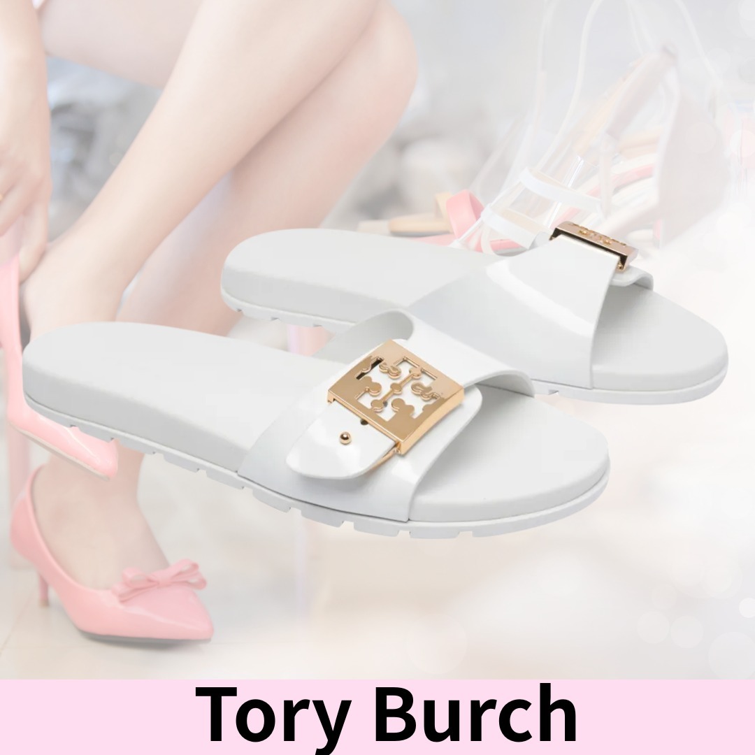 Tory Burch（トリーバーチ）バックルスライドサンダル