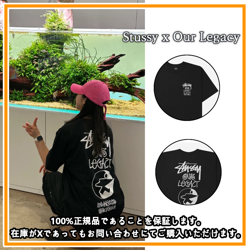 【STUSSY x Our Legacy】関税込★サーフマンPigment DyeTシャツ