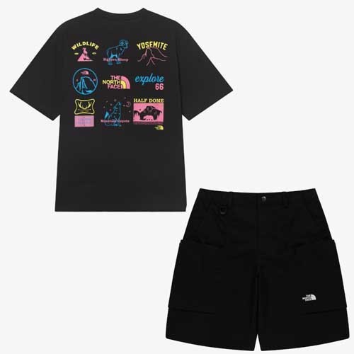 【THE NORTH FACE】セット Tシャツ & ショートパンツ R6788