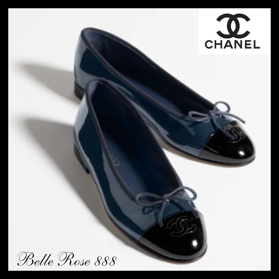 【CHANEL】 フラットシューズ バレリーナ ペタンコ