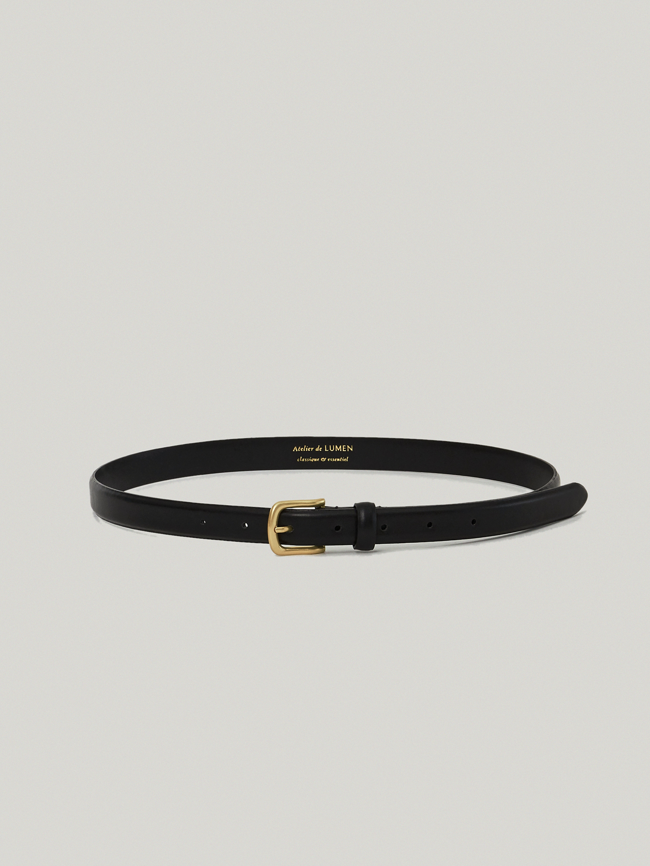 ベルト CLASSIC LEATHER BELT (SOFT BLACK)