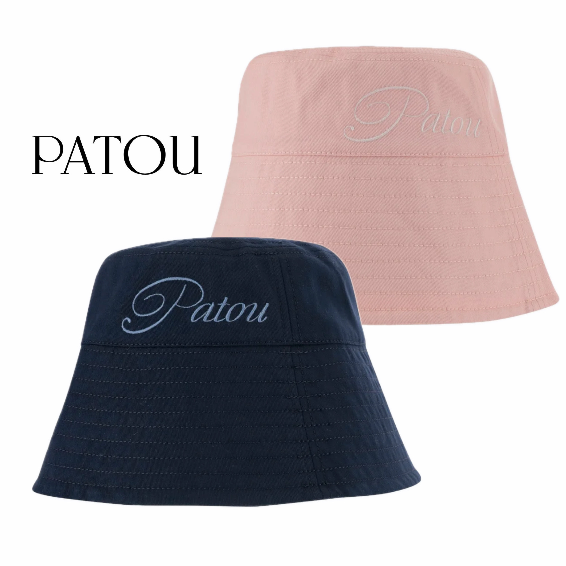 Patou パトゥ ロゴ 刺しゅう入り バケットハット/送料関税込