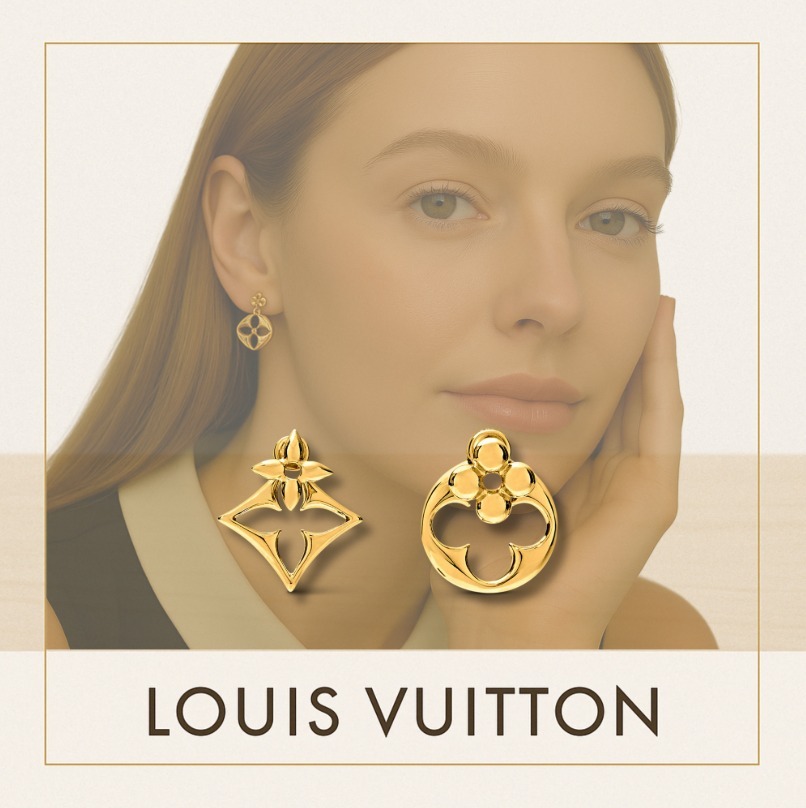 【LOUIS VUITTON】ピアス・フラワーグラム 国内直営店買付