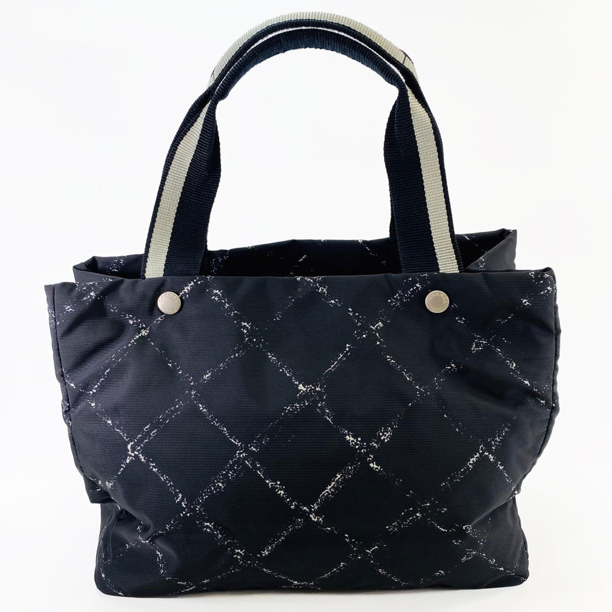 CHANEL トラベルライントートMM トートバッグ ナイロン 9667
