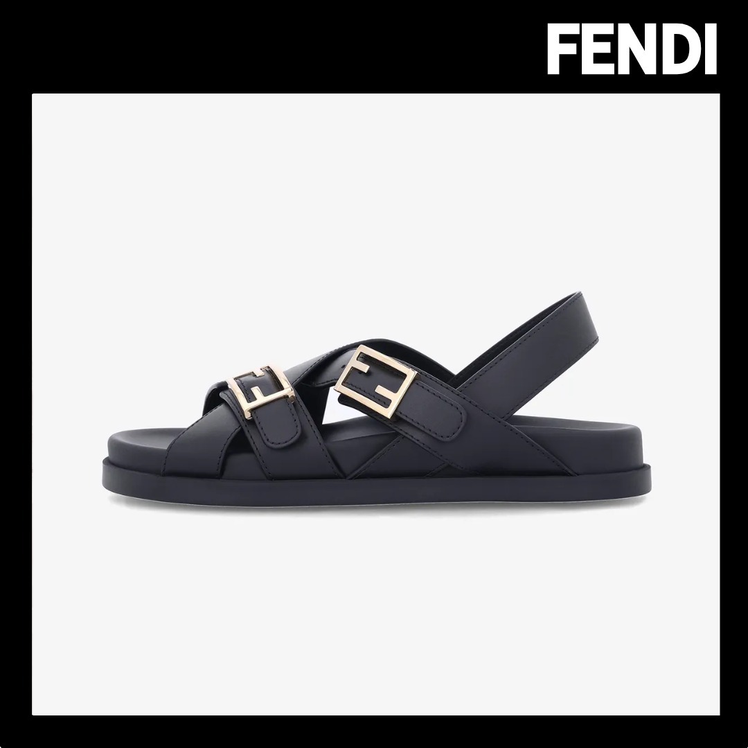 【FENDI】Triple Band Slide/追跡+関税+全国送料込み