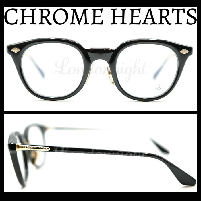 【CHROME HEARTS】JUST IN-A BK-18KGP 18Kメッキ装飾