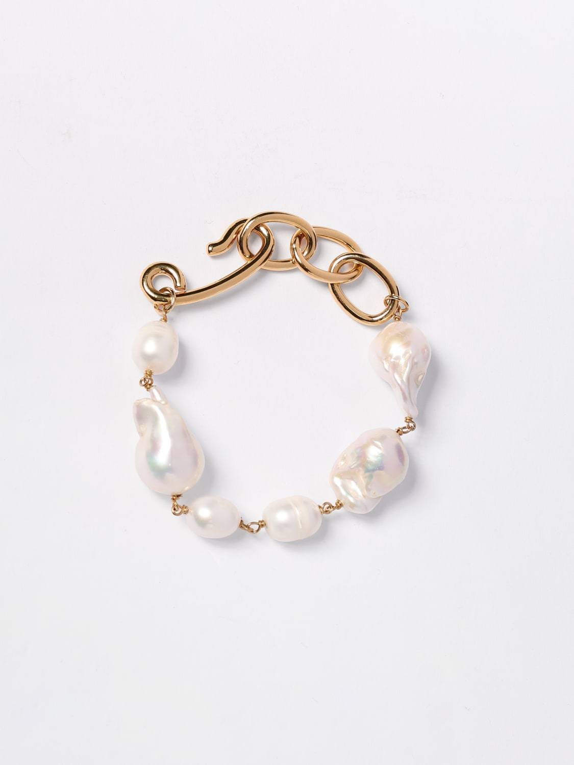 関税送料込★Jil Sander パールチェーンディテールブレスレッド