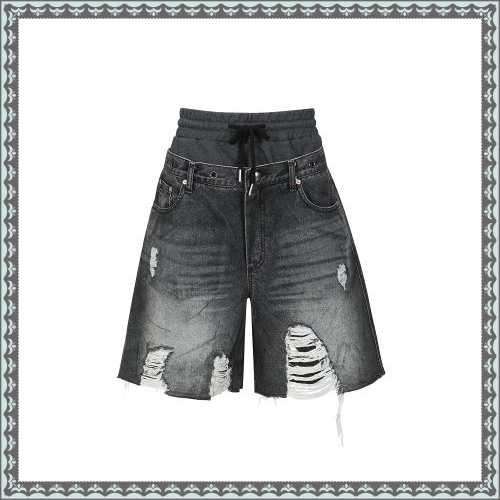 ★ANDERSSON BELL★ Denny Sweat Waist Damage Shorts apa718wWA
