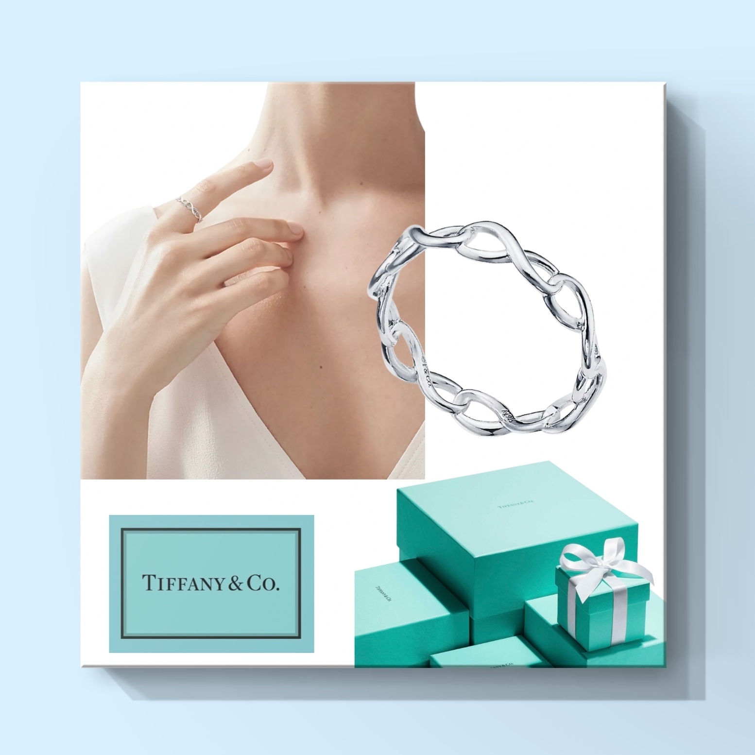 アメリカ発！【Tiffany & Co】Narrow band シルバーリング