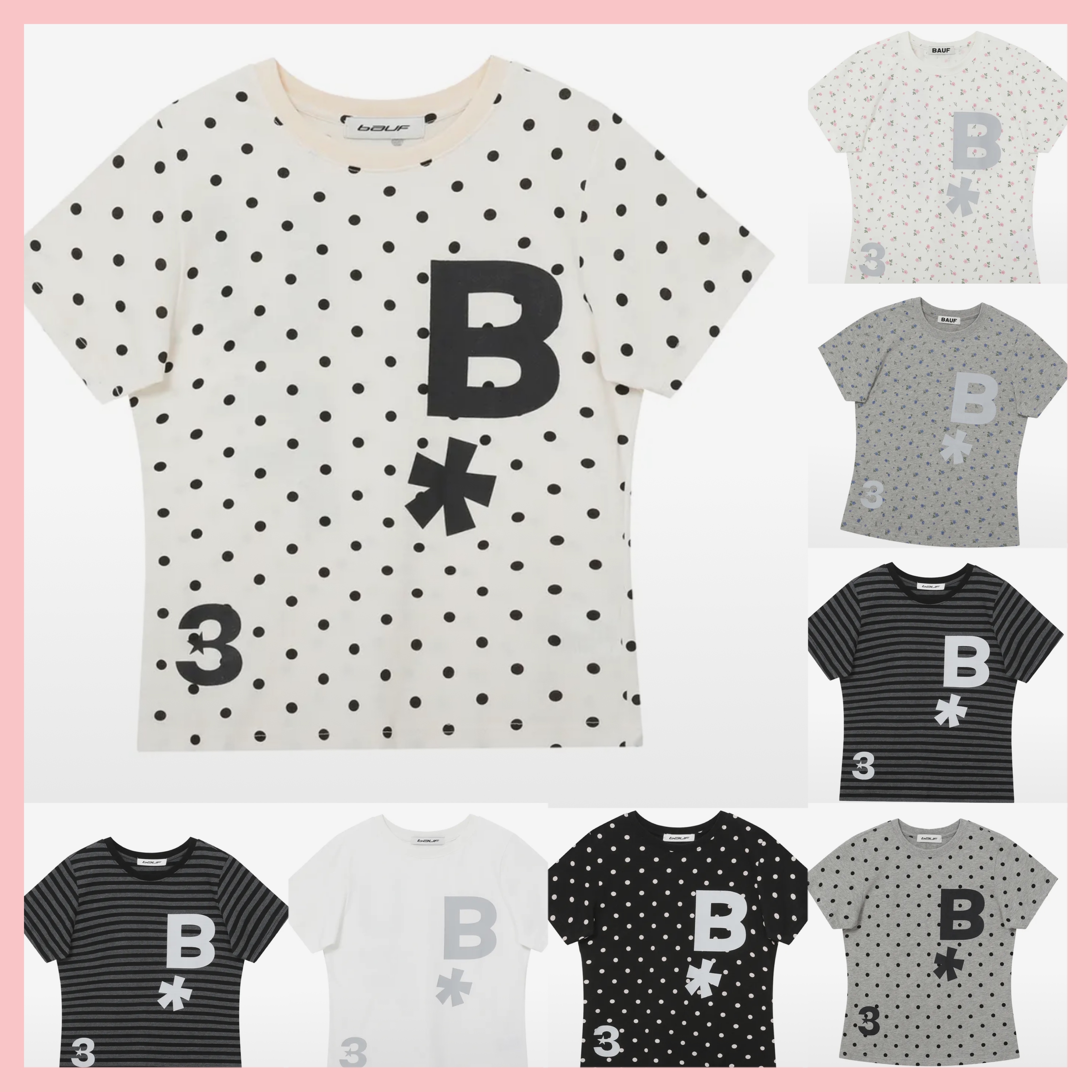 ★BAUF★ B logo Tシャツ