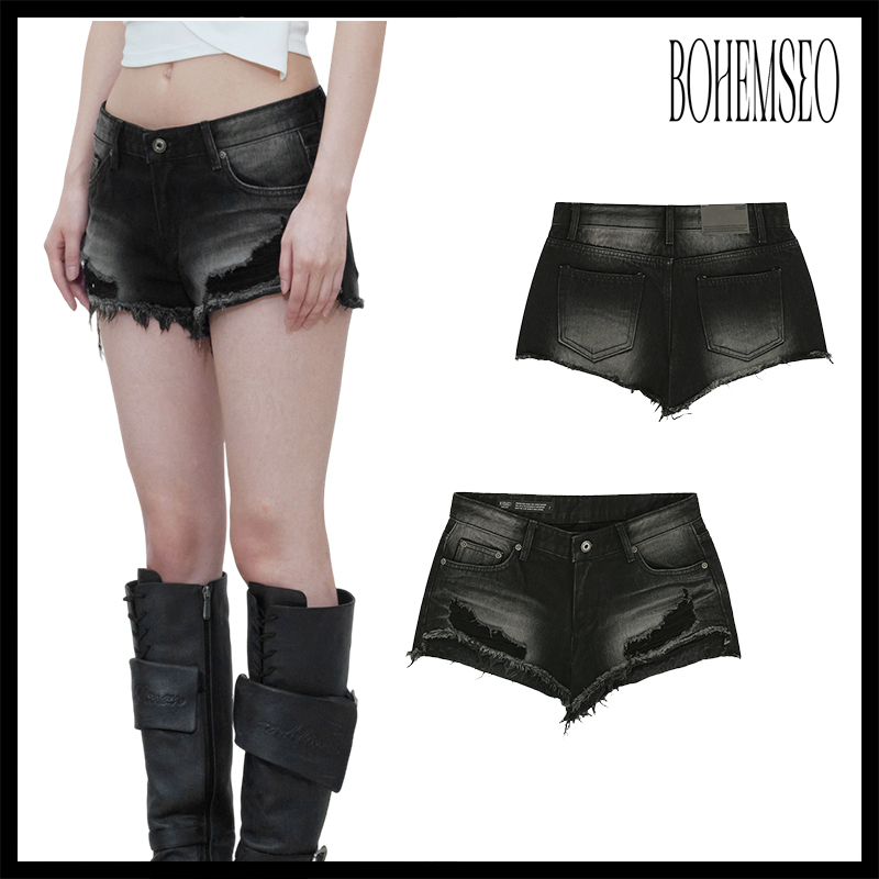★送料・関税込★BOHEMSEO★DARKNESS LOW WAIST SHORTS