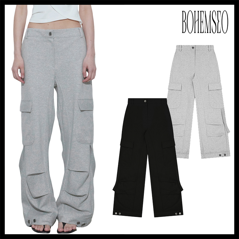★送料・関税込★BOHEMSEO★STRAP CARGO SWEATPANTS