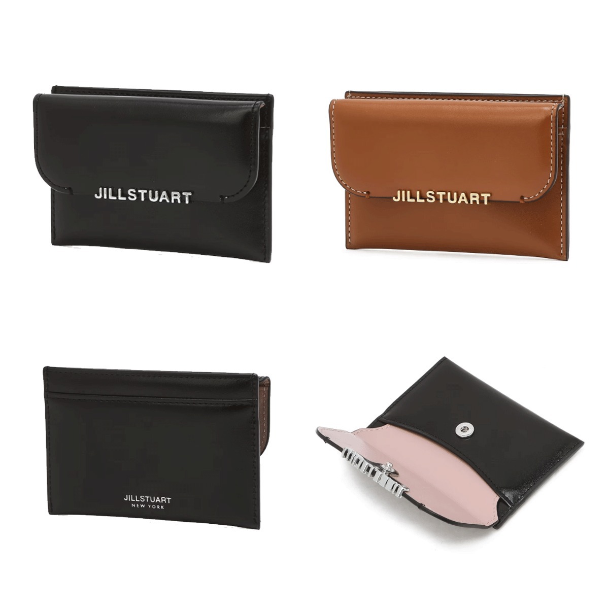カードケース・名刺入れ JILLSTUART [Coco classic] Leather Simple Card Wallet SA5B024