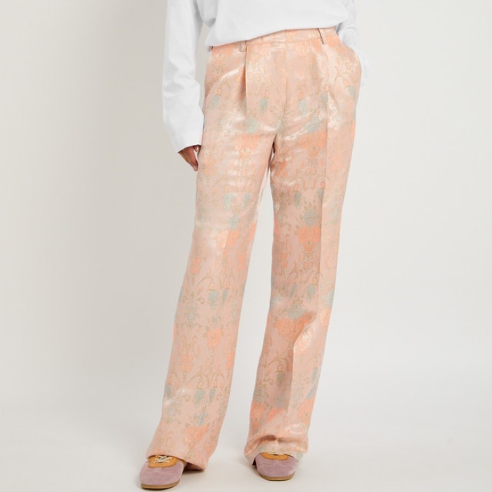 DRIES VAN NOTEN ドリス ヴァンノッテン ジャカード パンツ