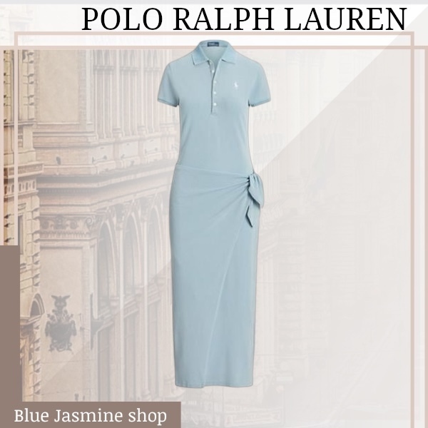 【関税無・国内発】POLO RALPH LAUREN / タイポロシャツドレス