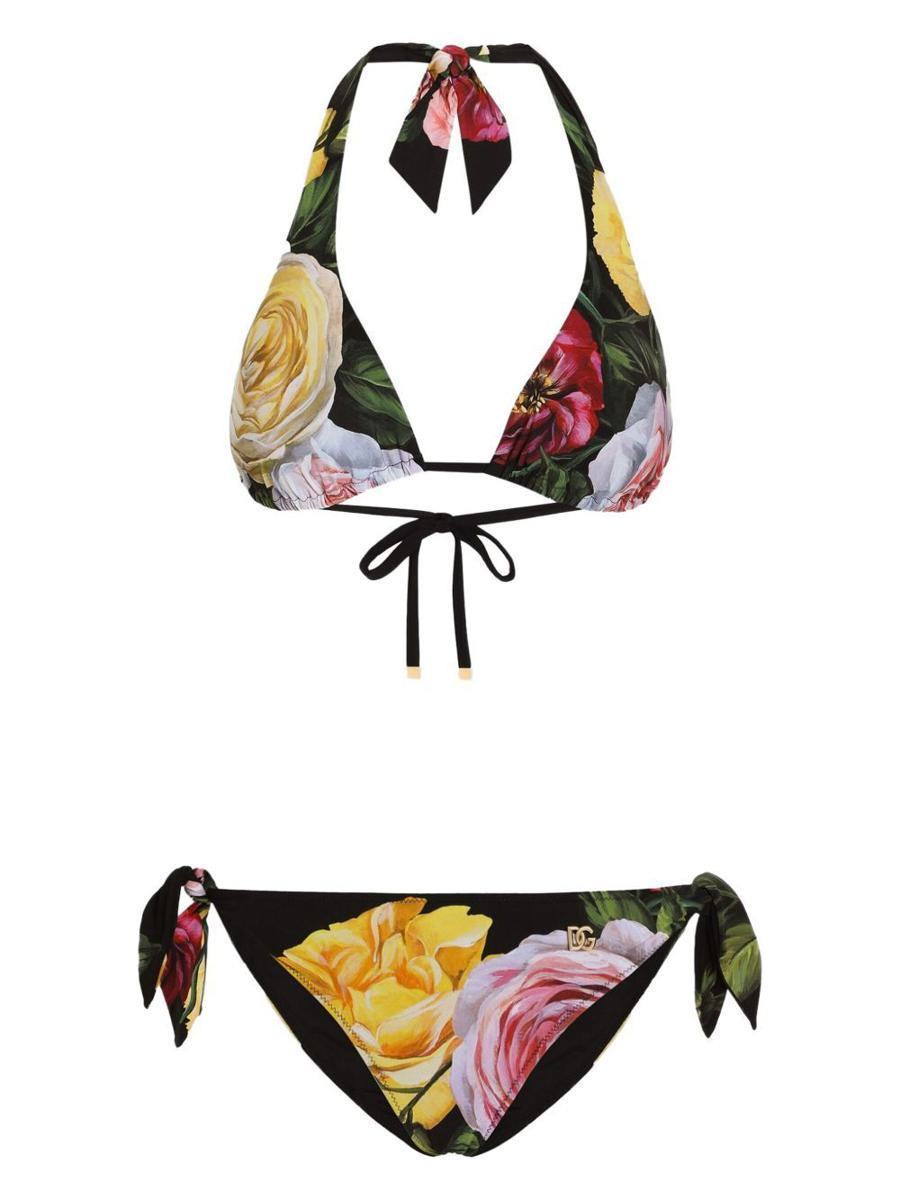 【関税＆送料込み】Dolce & Gabbana Rose And Peony-Print Pad