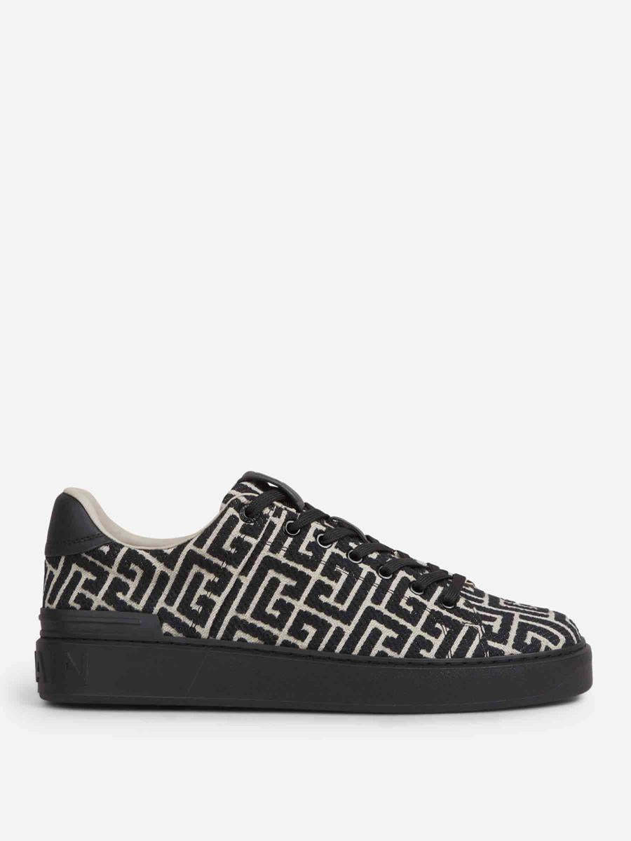 【関税＆送料込み】Balmain B-Court Jacquard Sneakers