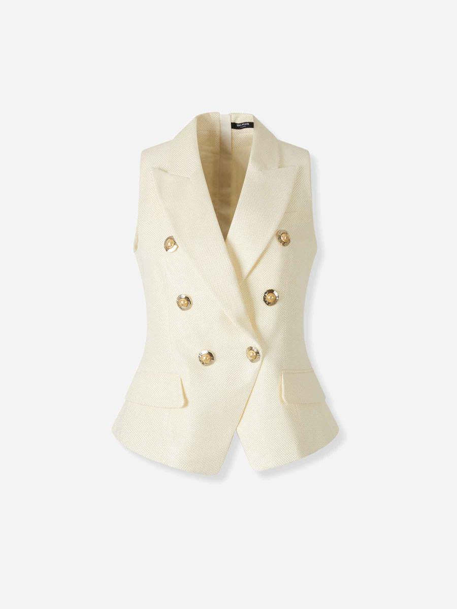 【関税＆送料込み】Balmain Double-Breasted Vest