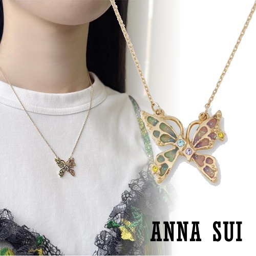 【ANNA SUI】即対応 双子座モチーフ ネックレス