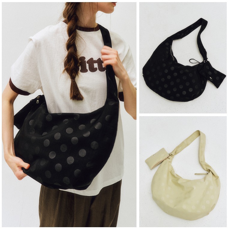 CITTA☆Mono Dot Hobo Bag