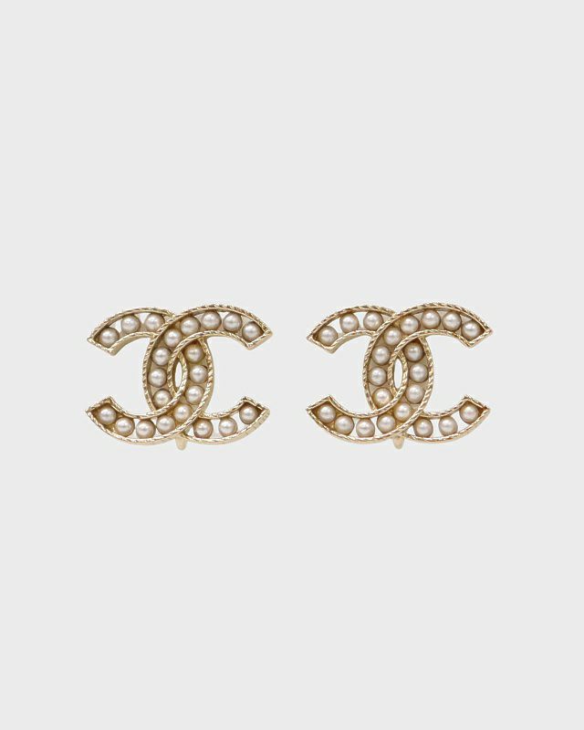 CHANEL COCOパールイヤリング