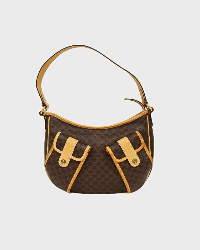 CELINE マカダム柄ワンショルダーバッグ