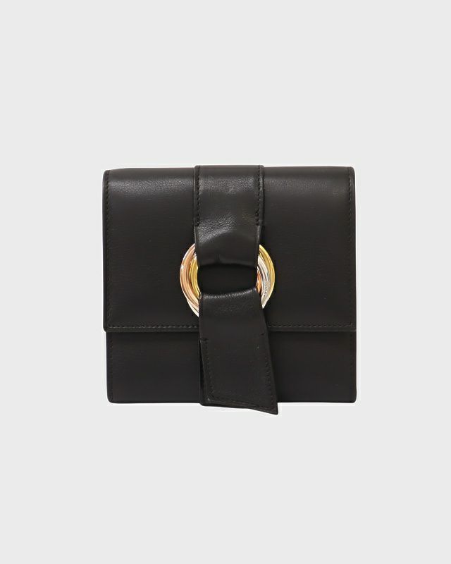 Cartier トリニティレザー二つ折りウォレット