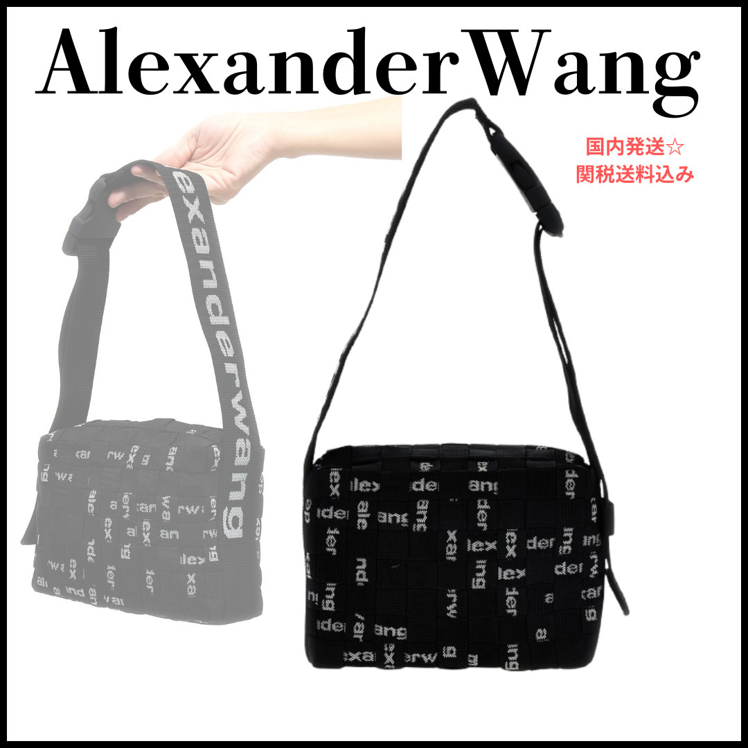 【Alexander Wang】ロゴ Linux ショルダーバッグ＊送料/関税込み