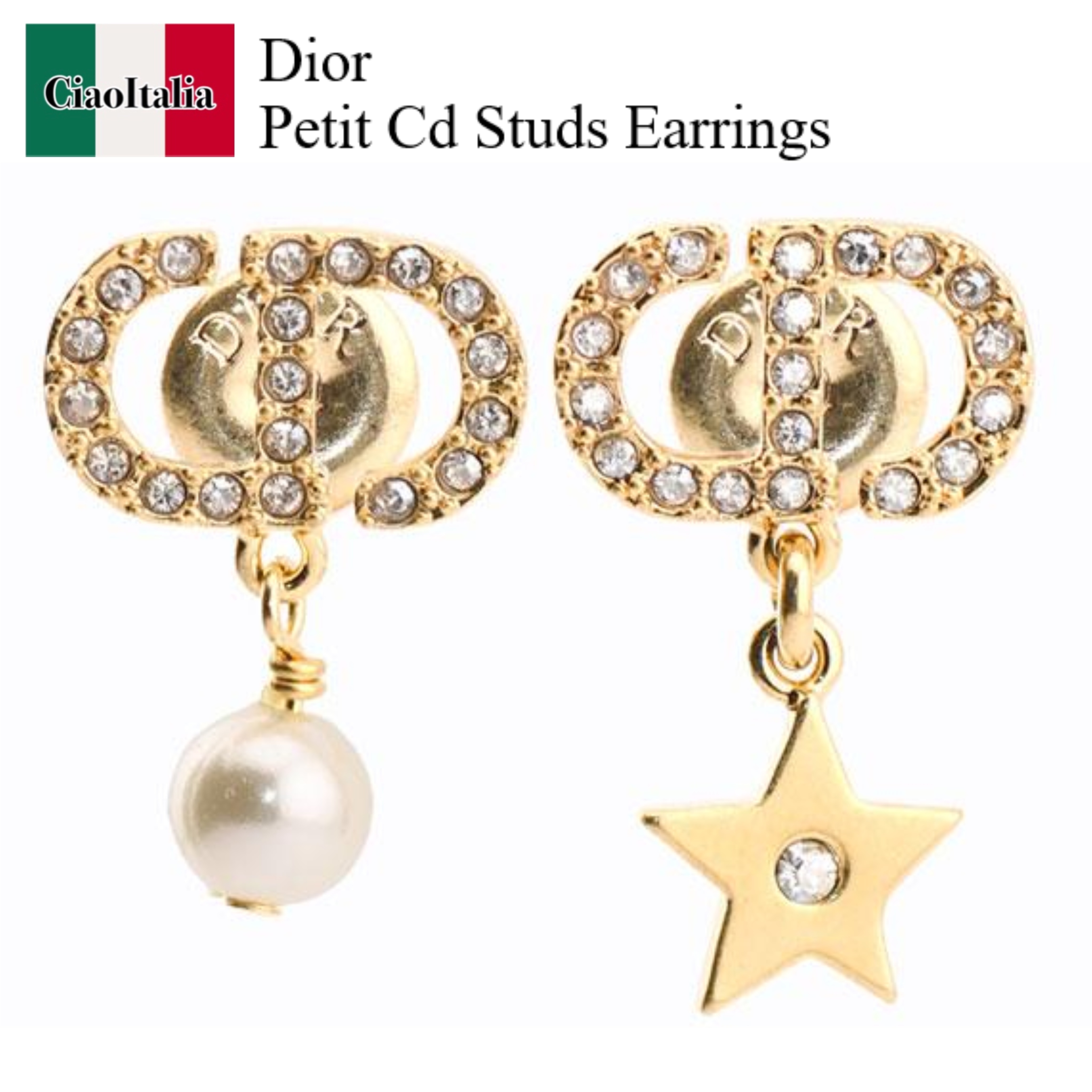 ピアス Dior Petit Cd Studs Earrings
