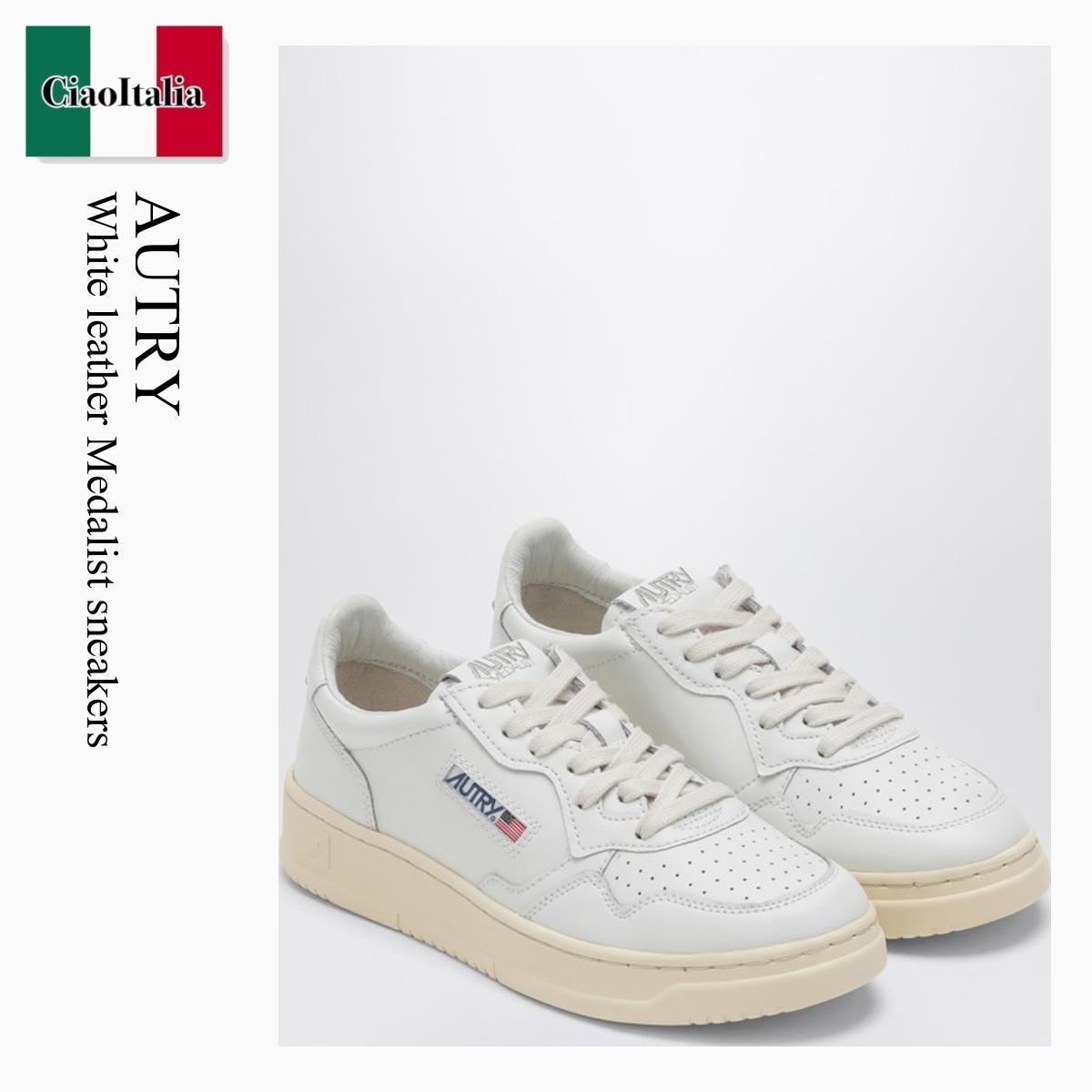スニーカー Autry White Leather Medalist Sneakers