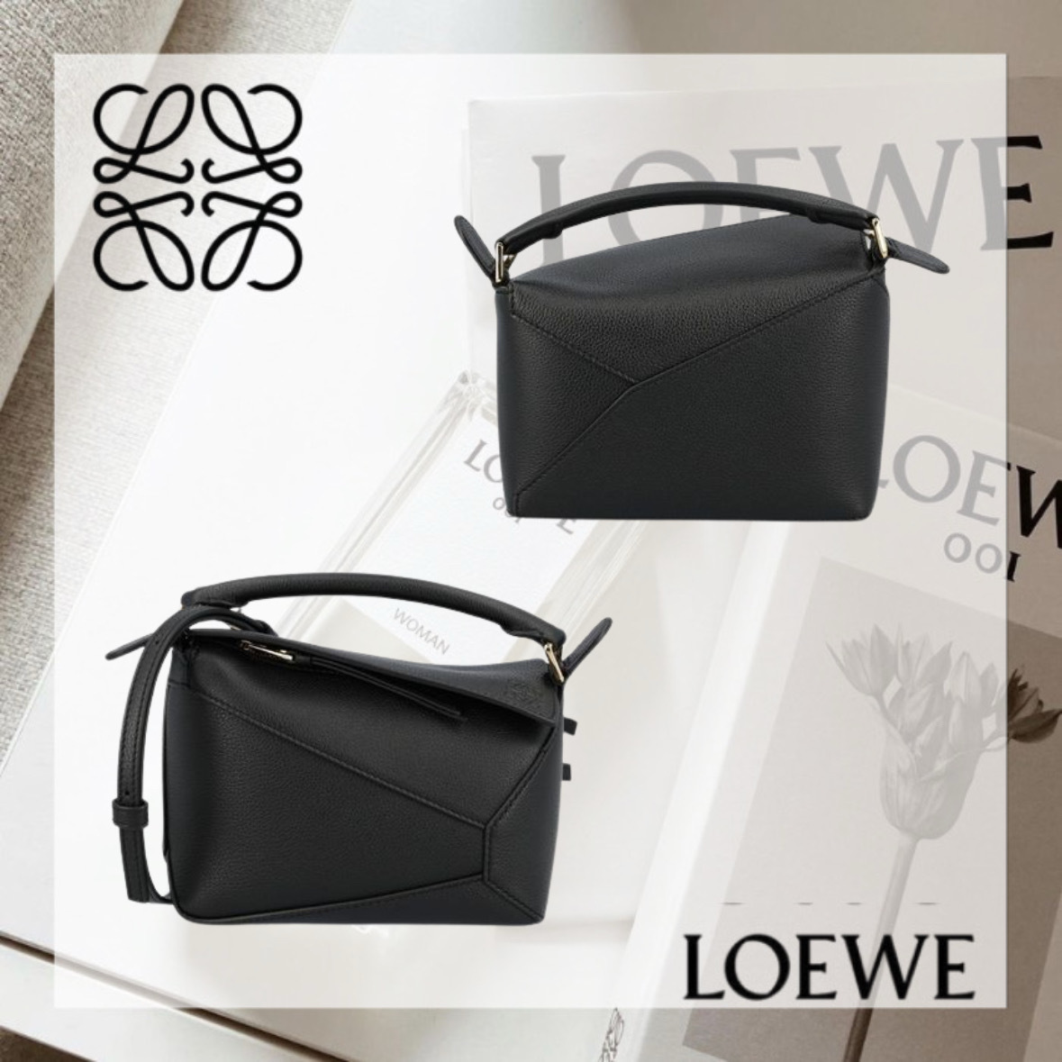 関税込み LOEWE パズル エッジ バッグ ミニ