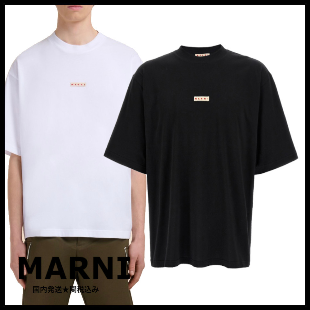 関税込み【MARNI】マルニラベル コットン Tシャツ