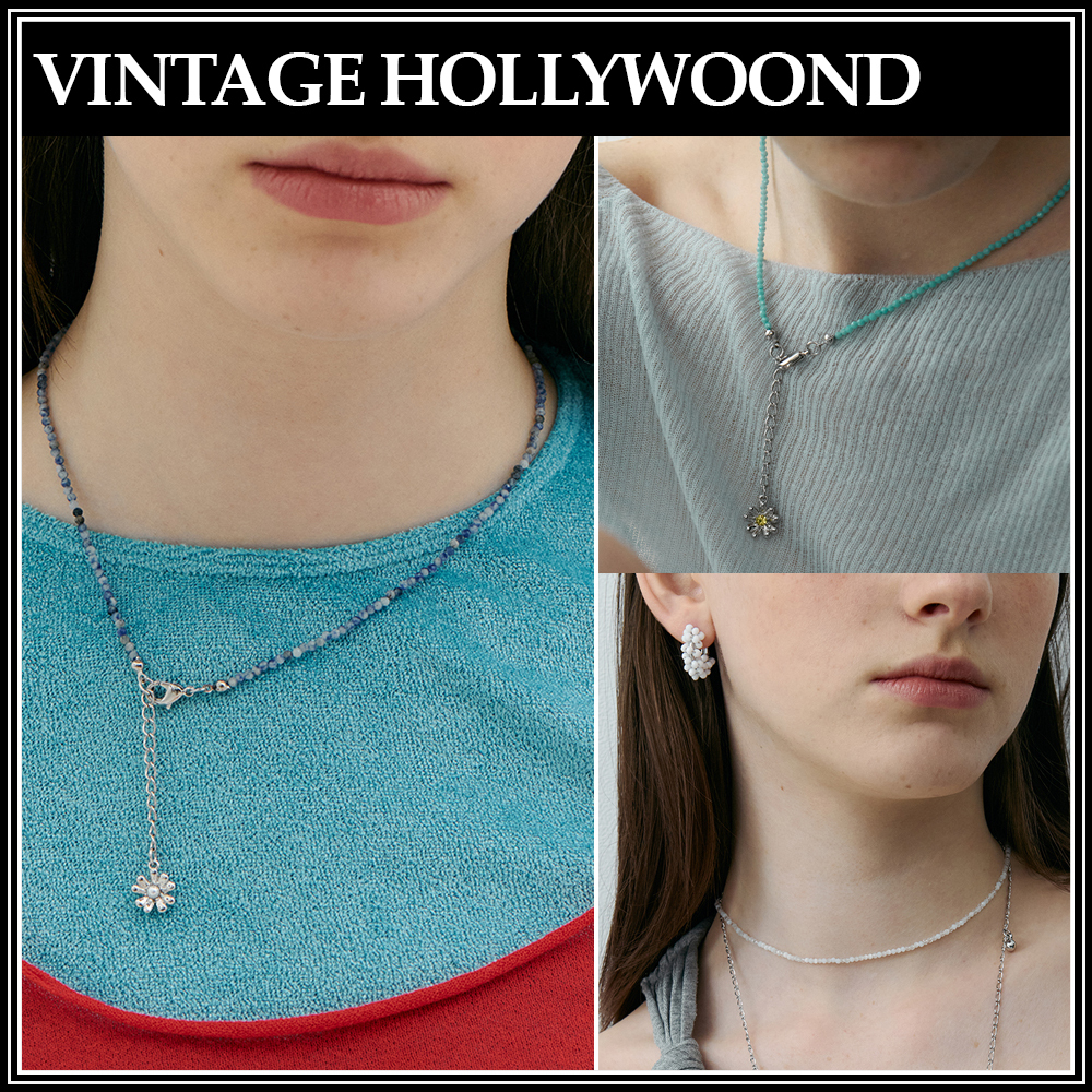 デイジー【VINTAGEHOLLYWOOND】Candy Daisy Necklace★3色