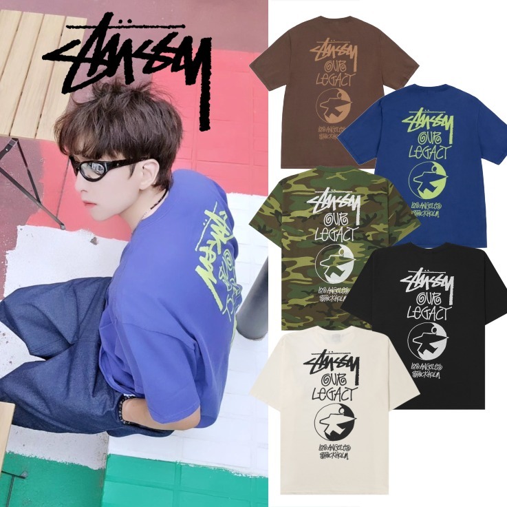 ◆Stussy x Our Legacy◆Surfman Pigment Dyed T-Shirt◆