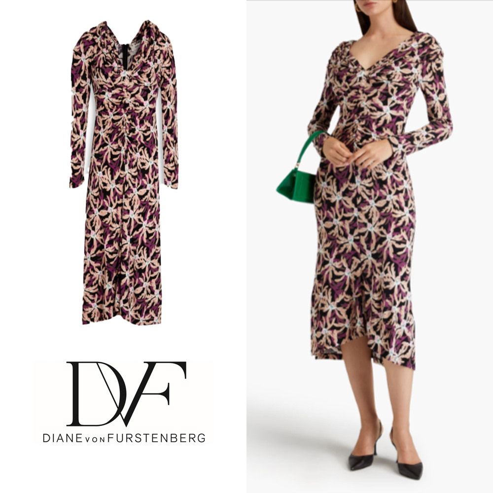 関税・送料込み!【国内発送】DVF Midi ワンピース