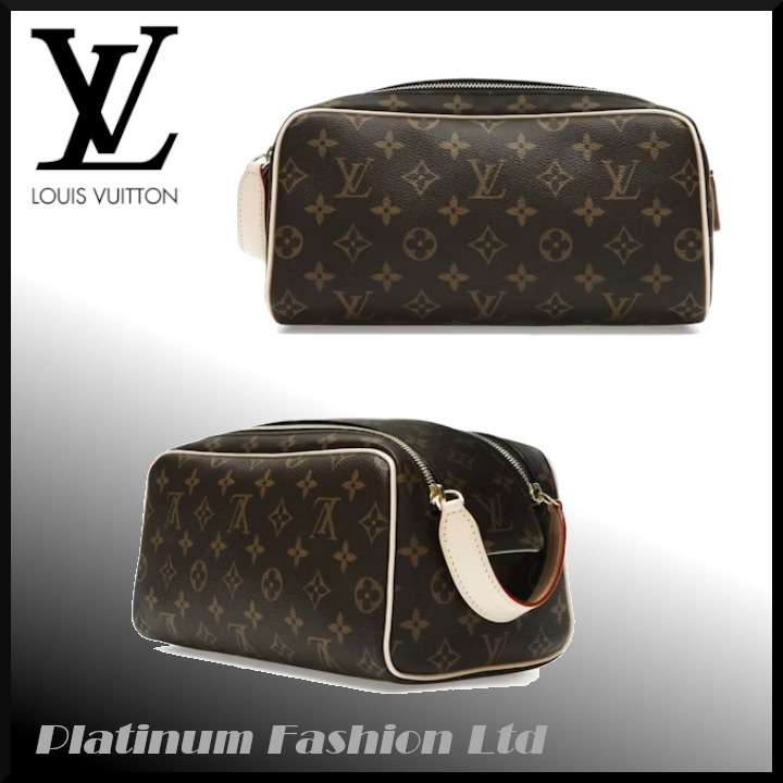 在庫少◆希少【LOUIS VUITTON】Dopp Kit Toilet Pouch Monogram