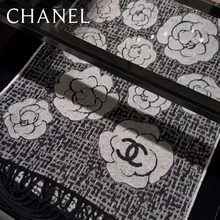 *シックでエレガントな一品*【CHANEL】カシミアマフラー