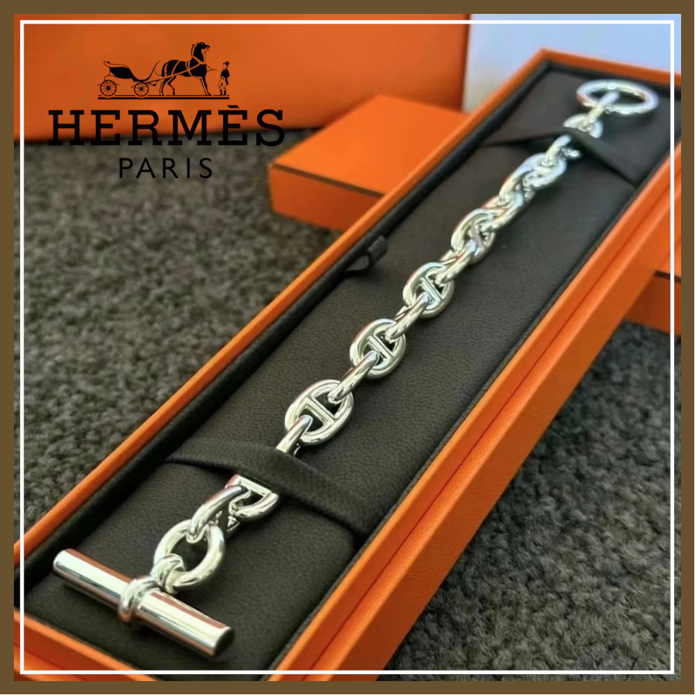 【シンプル♡】HERMES Chaine d'ancre ブレスレット