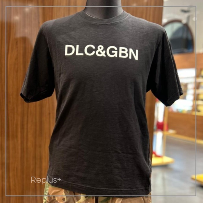 【Dolce&Gabbana】Tシャツ ブランドロゴ コットン クルーネック