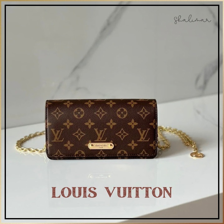 《Louis Vuitton》チェーン ウォレット・リリー
